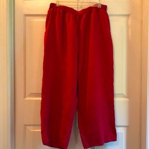 Flax linen pants size Large